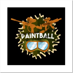 Paintball Airsoft Softgun Airgun Mask Gift Posters and Art